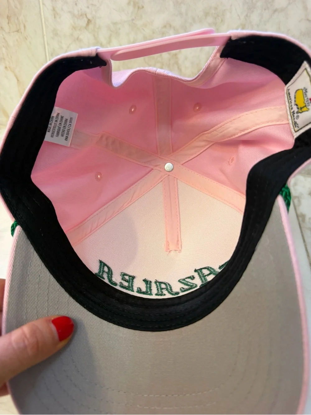 2026 Masters American Needle Azalea Pink Rope Hat Snapback NWOT